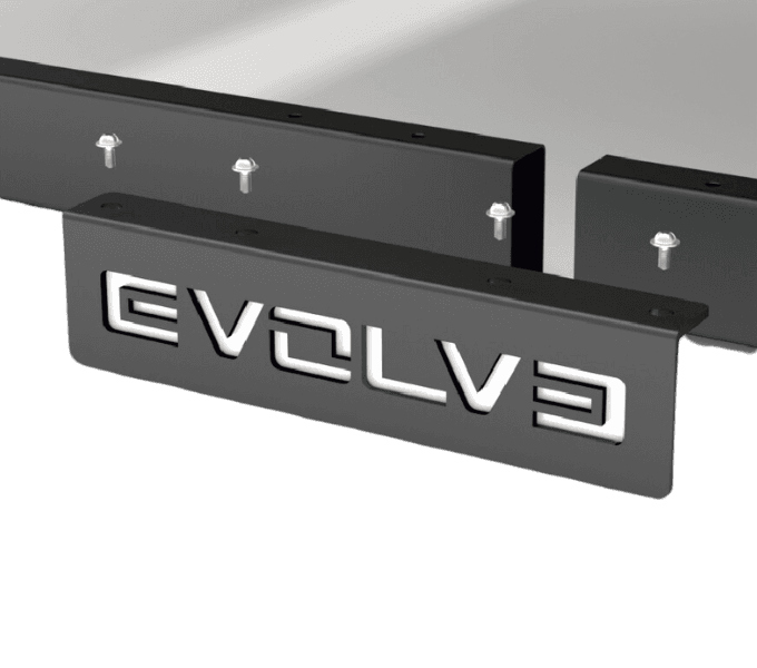 Evolve Laser-cut logo