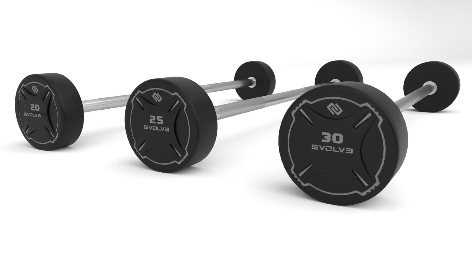Evolve Urethane Fixed Weight Barbells1