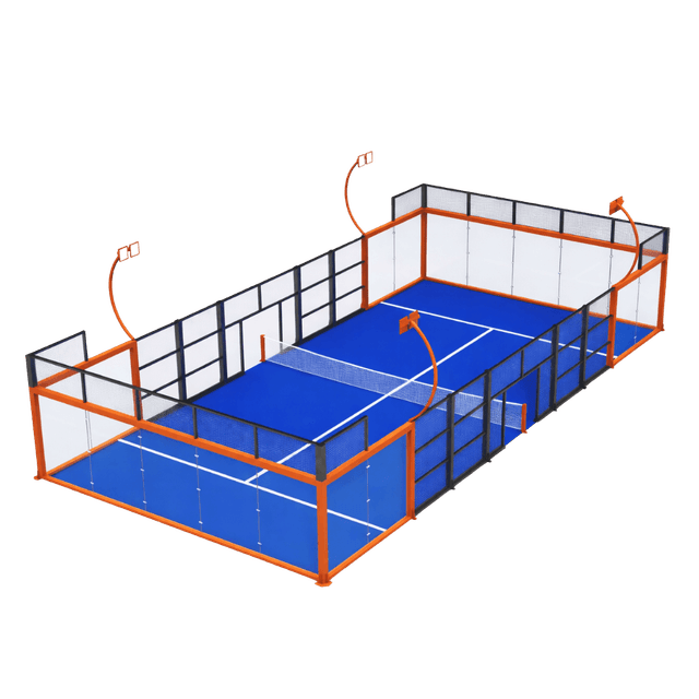 Panoramic padel courts