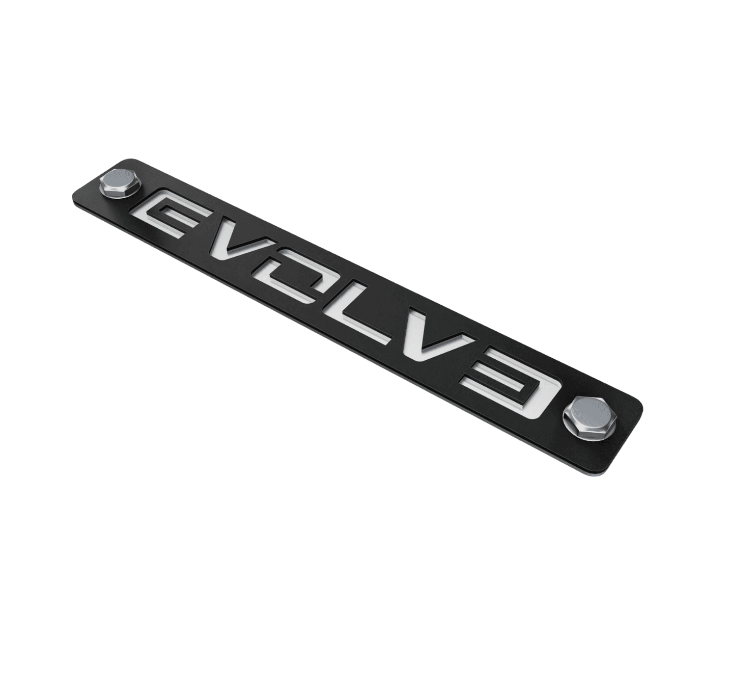 Evolve Stainless Steel Small Logo Plate (3)
