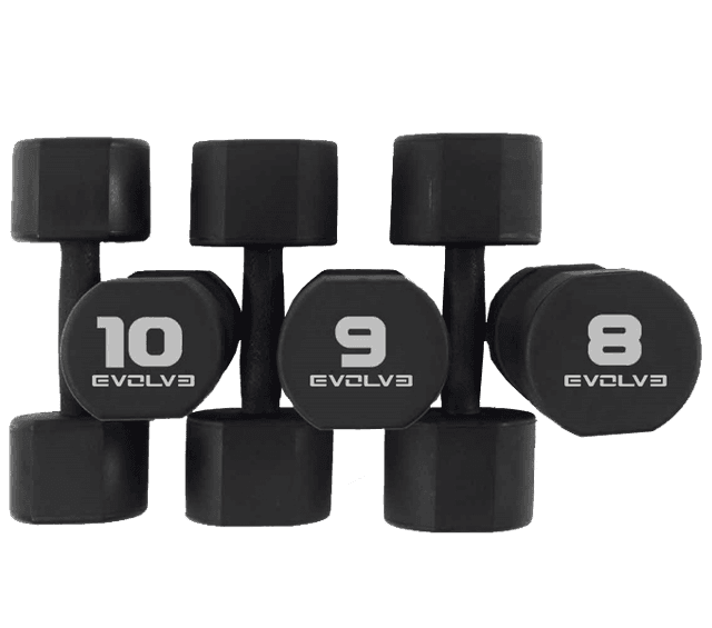 Evolve CPU Urethane Dumbbells Set 1-10 kg (CP-1-10)
