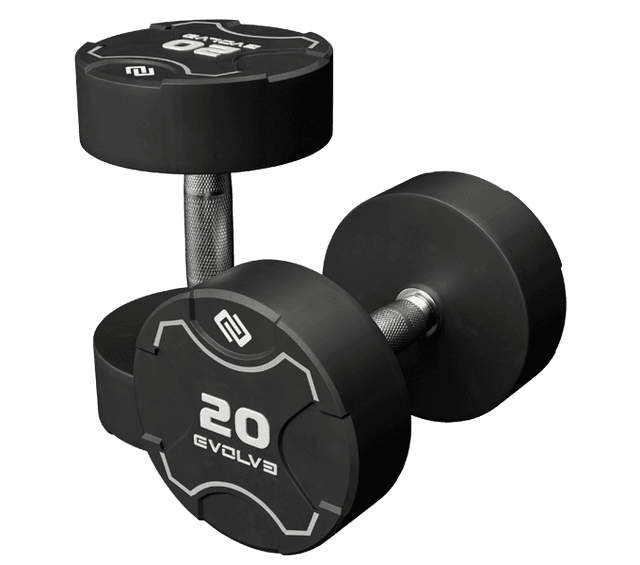 Evolve Ultra Series CPU Urethane Dumbbells Set 10-60 kg (CP-10-60)